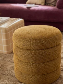 Westwing Collection Puf con espacio de almacenamiento Alto