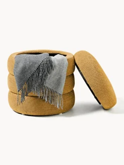 Westwing Collection Puf con espacio de almacenamiento Alto