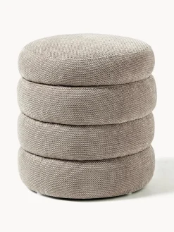 Westwing Collection Puf con espacio de almacenamiento Alto