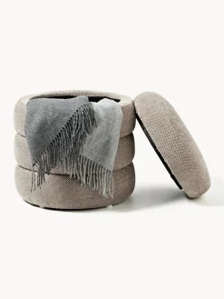 Westwing Collection Puf con espacio de almacenamiento Alto