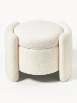 Westwing Collection Puf de borreguillo con espacio de almacenaje Benji^ Pufs Y Otomanos|Pufs Y Otomanos