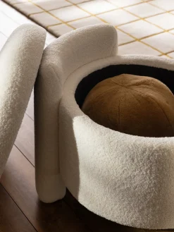 Westwing Collection Puf de borreguillo con espacio de almacenaje Benji^ Pufs Y Otomanos|Pufs Y Otomanos