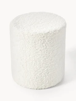 Westwing Collection Puf de borreguillo Daisy