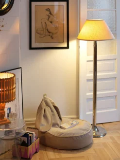 Wigiwama Puf de terciopelo Bunny^Niños Decoración Infantil|Puf Infantiles