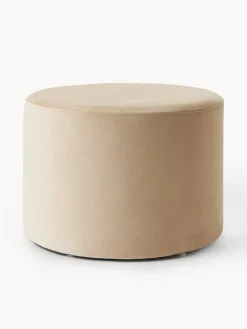 Westwing Collection Puf de terciopelo Daisy