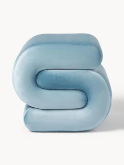 Westwing Collection Puf de terciopelo Merle^ Pufs Y Otomanos|Pufs Y Otomanos