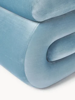 Westwing Collection Puf de terciopelo Merle^ Pufs Y Otomanos|Pufs Y Otomanos