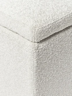 Westwing Collection Puf en tejido bouclé con espacio de almacenamiento Winou^ Pufs Y Otomanos|Pufs Y Otomanos