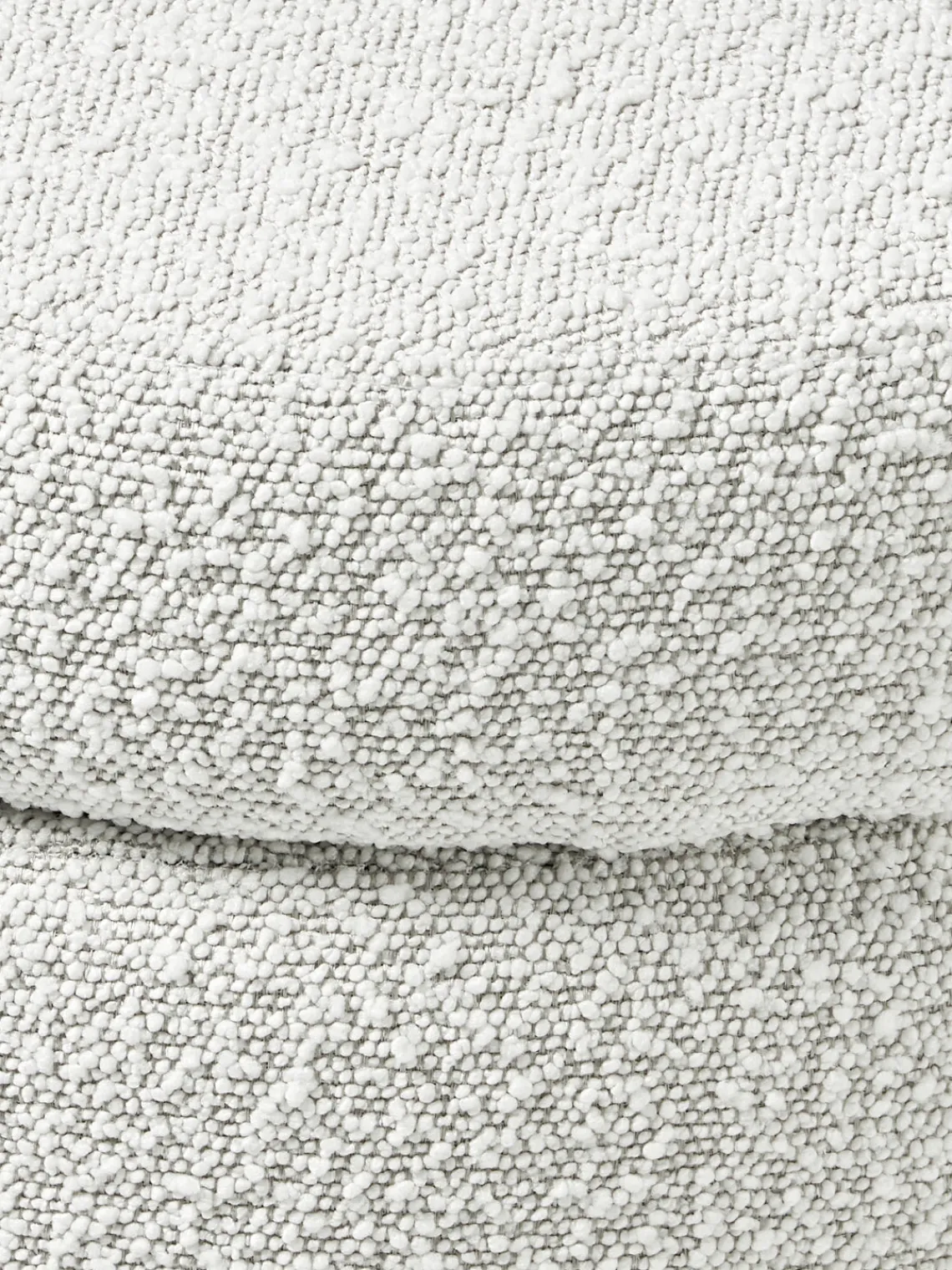 Westwing Collection Puf en tejido bouclé con espacio de almacenamiento Alto^ Pufs Y Otomanos