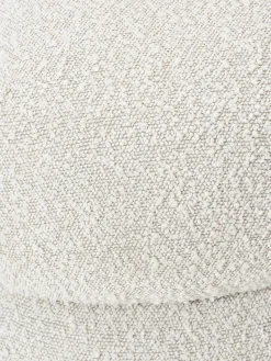 Westwing Collection Puf en tejido bouclé Ellie