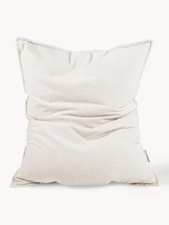 Magma Puf en tejido bouclé Woolly^ Cojines Para Suelo Y Pufs|Mantas