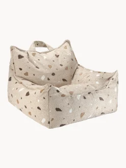 Niños Wigiwama Puf infantil artesanal en tejido bouclé Sugar