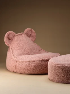 Wigiwama Puf infantil de borreguillo Bear^Niños Decoración Infantil|Puf Infantiles