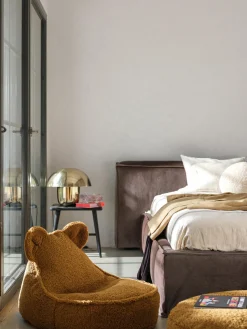 Wigiwama Puf infantil de borreguillo Bear^Niños Decoración Infantil|Puf Infantiles