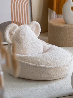 Wigiwama Puf infantil de borreguillo Bear^Niños Decoración Infantil|Puf Infantiles