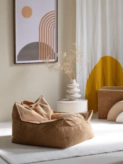 Niños Wigiwama Puf infantil de pana Sugar