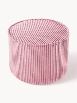 Wigiwama Puf infantil de pana Sugar, Ø 40 cm^Niños Decoración Infantil|Puf Infantiles