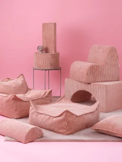 Wigiwama Puf infantil de pana Sugar, Ø 40 cm^Niños Decoración Infantil|Puf Infantiles