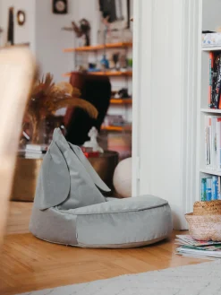 Wigiwama Puf infantil de terciopelo Bunny^Niños Decoración Infantil|Puf Infantiles