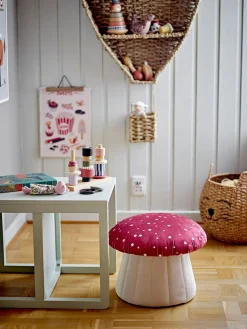 Niños Bloomingville Mini Puf infantil en forma de seta Lue