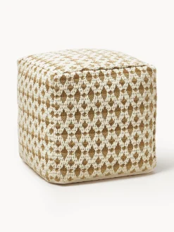 Westwing Collection Puf para exterior estampado Yamir