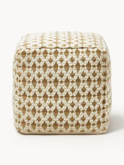 Westwing Collection Puf para exterior estampado Yamir