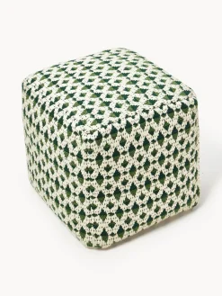 Westwing Collection Puf para exterior estampado Yamir