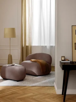 Westwing Collection Puf reposapiés Alba