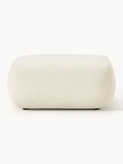 Westwing Collection Puf reposapiés de borreguillo Sofia^ Reposapiés|Sofás