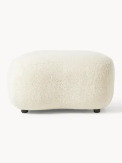 Westwing Collection Puf reposapiés de borreguillo Alba^ Reposapiés|Sofás