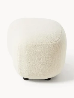 Westwing Collection Puf reposapiés de borreguillo Alba^ Reposapiés|Sofás