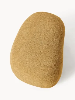 Westwing Collection Puf reposapiés de borreguillo bouclé Alba^ Reposapiés|Sofás