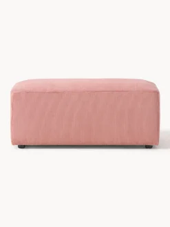 Westwing Collection Puf reposapiés de pana Melva, An 99 x F 42 cm^ Reposapiés|Sofás