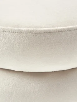 Westwing Collection Puf reposapiés de terciopelo Alto