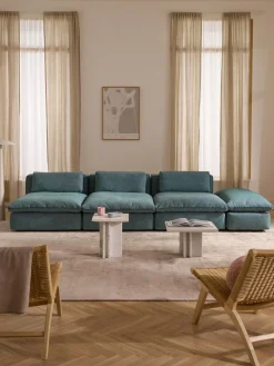 Westwing Collection Puf reposapiés grande Felix^ Reposapiés|Sofás