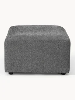 Westwing Collection Puf reposapiés grande Melva, 116 x 72 cm^ Reposapiés|Sofás