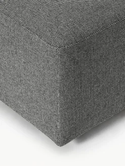 Westwing Collection Puf reposapiés grande Melva, 116 x 72 cm^ Reposapiés|Sofás