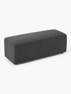 Westwing Collection Puf reposapiés grande Melva, 116 x 42 cm^ Reposapiés|Sofás