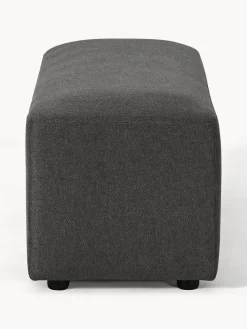 Westwing Collection Puf reposapiés grande Melva, 116 x 42 cm^ Reposapiés|Sofás