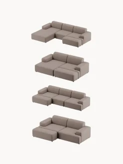 Westwing Collection Puf reposapiés grande Melva, 116 x 42 cm^ Reposapiés|Sofás