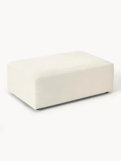 Westwing Collection Puf reposapiés grande Melva, 116 x 72 cm^ Reposapiés|Sofás