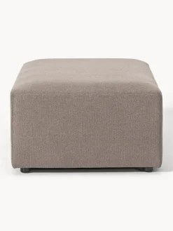 Westwing Collection Puf reposapiés grande Melva, 116 x 72 cm^ Reposapiés|Sofás