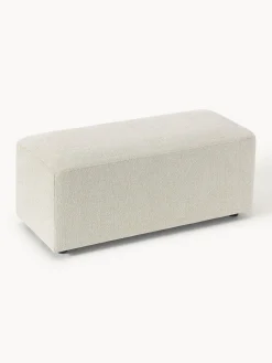 Westwing Collection Puf reposapiés grande Melva, An 116 x F 42 cm