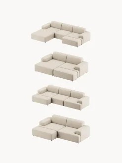 Westwing Collection Puf reposapiés grande Melva, An 116 x F 42 cm