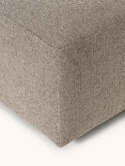 Westwing Collection Puf reposapiés grande Melva, 116 x 42 cm^ Reposapiés|Sofás