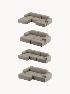 Westwing Collection Puf reposapiés grande Melva, 116 x 42 cm^ Reposapiés|Sofás