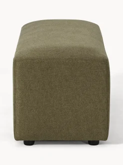 Westwing Collection Puf reposapiés grande Melva, 116 x 42 cm