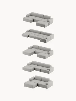 Westwing Collection Puf reposapiés grande Melva, 116 x 72 cm