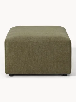 Westwing Collection Puf reposapiés grande Melva, 116 x 72 cm