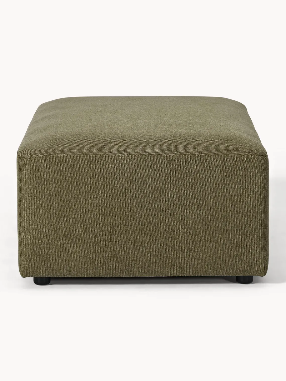 Westwing Collection Puf reposapiés grande Melva, 116 x 72 cm